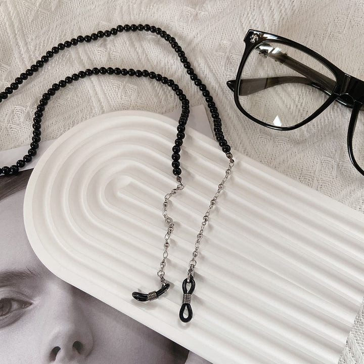 Fashionable glasses strap made of pearls Kalsten