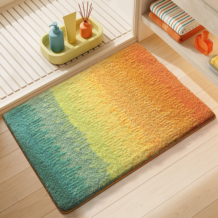 Vibrant Ombre Bath Mat Kalsten