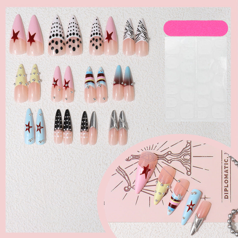 Artistic Themed Press-On Nail Set Kalsten