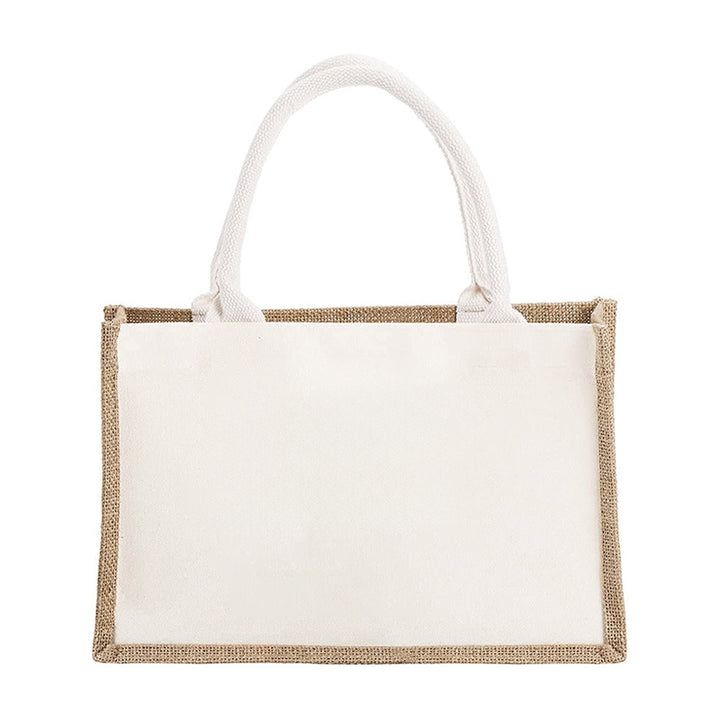 Spacious jute bag with reinforced handles Kalsten