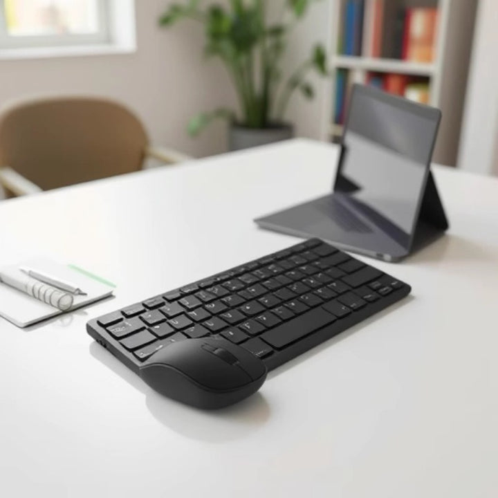 Compact Wireless Keyboard and Mouse Set Kalsten