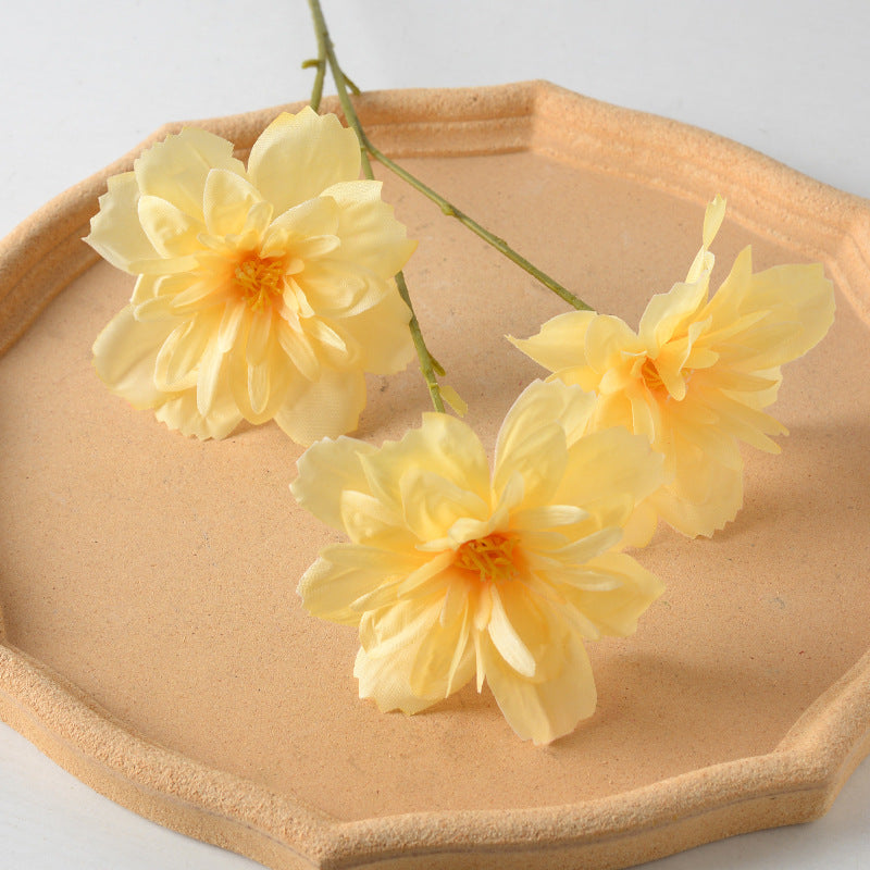 Decorative Fabric Flower Stem Arrangement