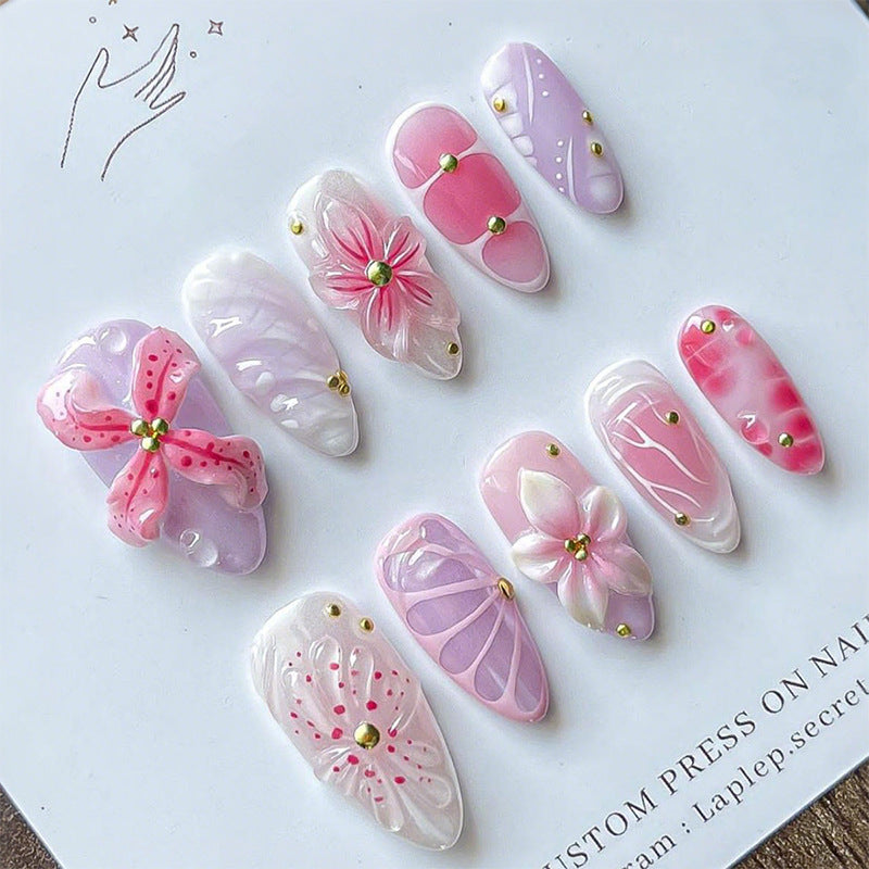 Artistic Press-On Nail Set Kalsten