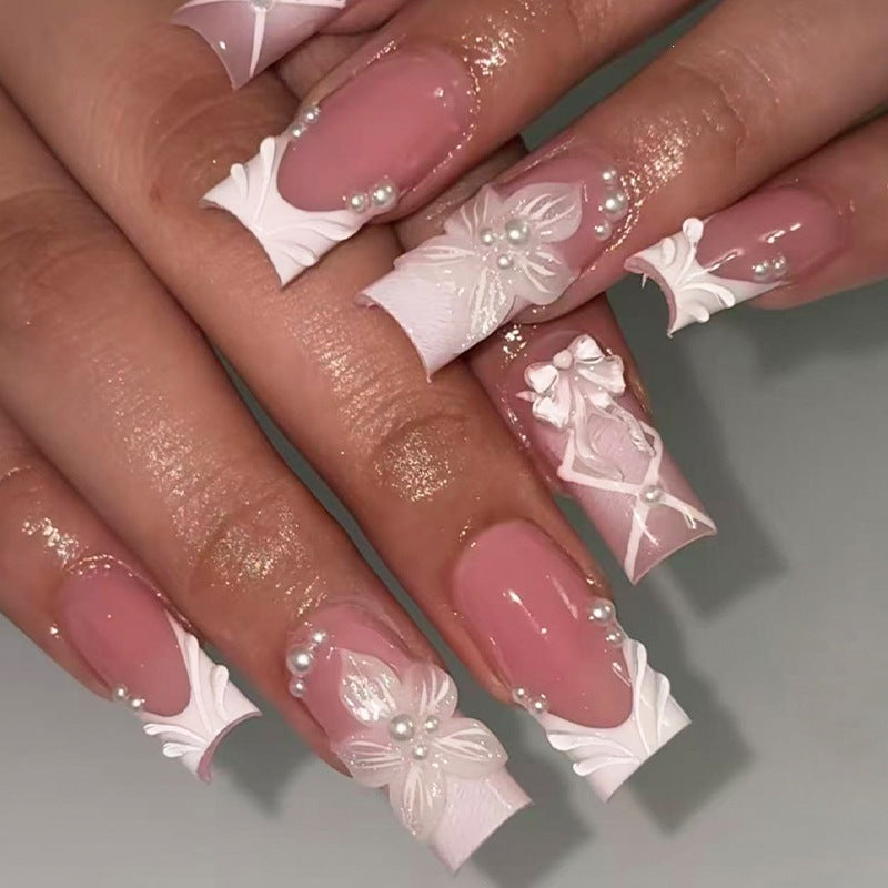 Artificial nail set with elegant decorations Kalsten
