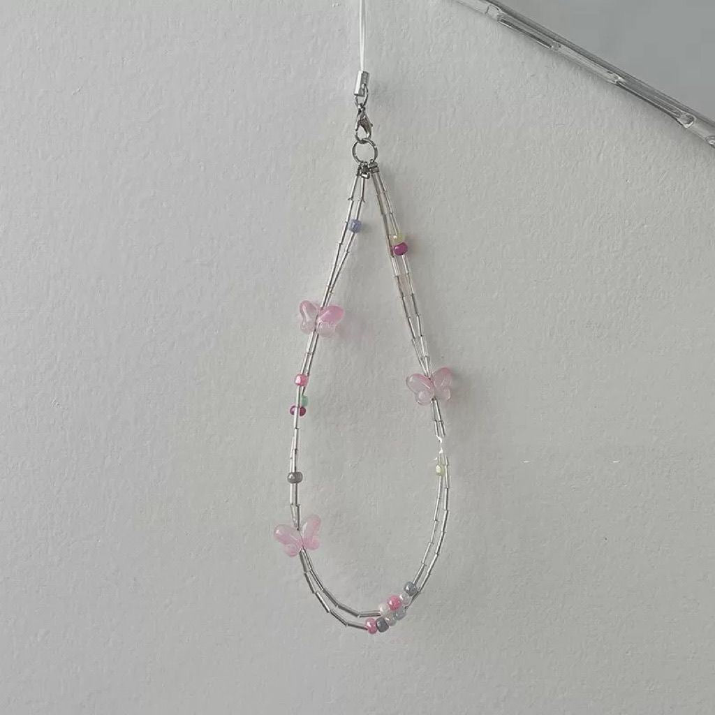 Decorative Butterfly Charm Eyewear Lanyard Kalsten