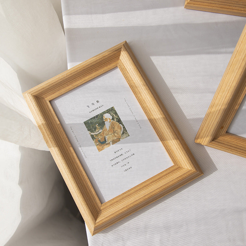 Rustic Wooden Picture Frame for Wall Display