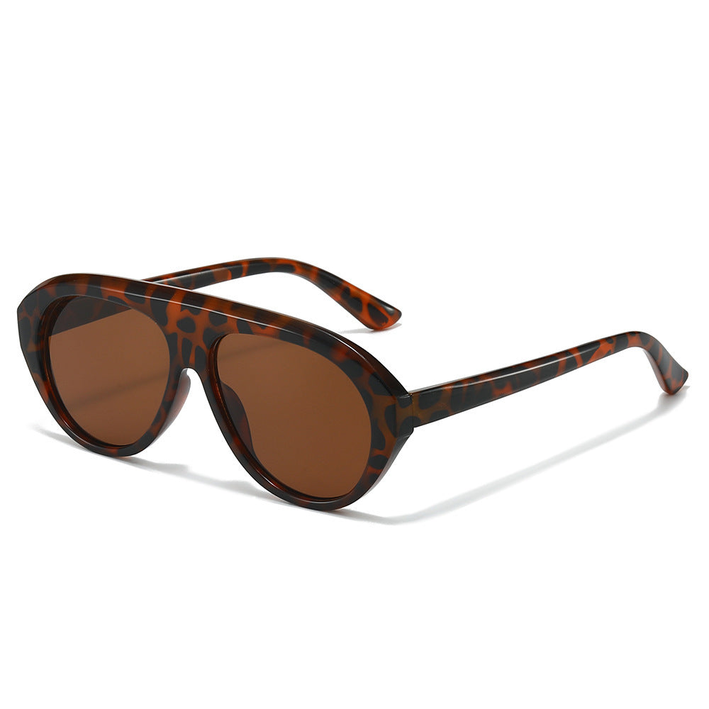 Oversized Geometric Aviator Sunglasses Kalsten