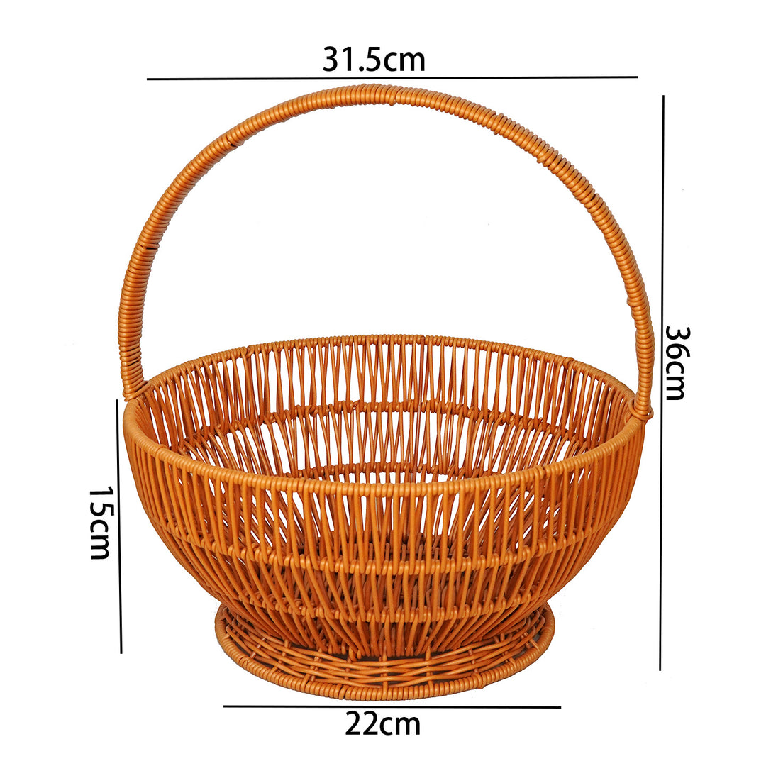 Handcrafted Wicker Storage Basket Kalsten