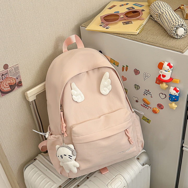 Cute Winged Design School Backpack