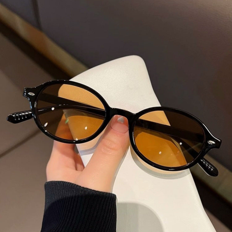 Vintage Oval Frame Sunglasses Kalsten