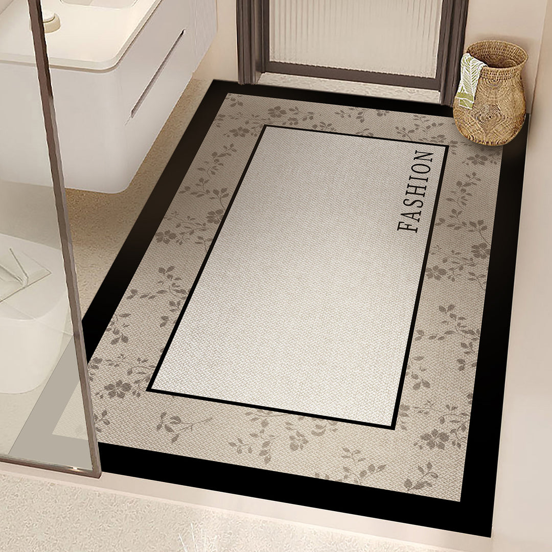 Non-Slip Geometric Bath Mat