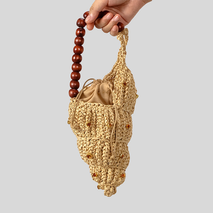 Artistic Shell-Shaped Handbag