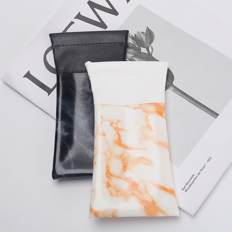 Stylish Marble-Patterned Eyewear Case Kalsten