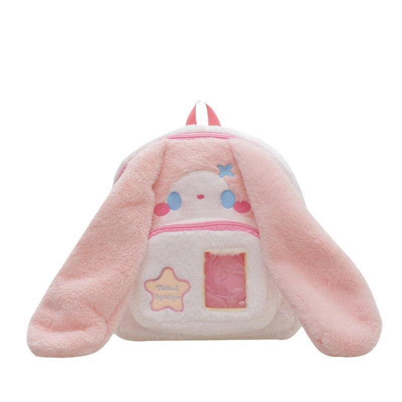 Plush Backpack in Cute Bunny Design Kalsten
