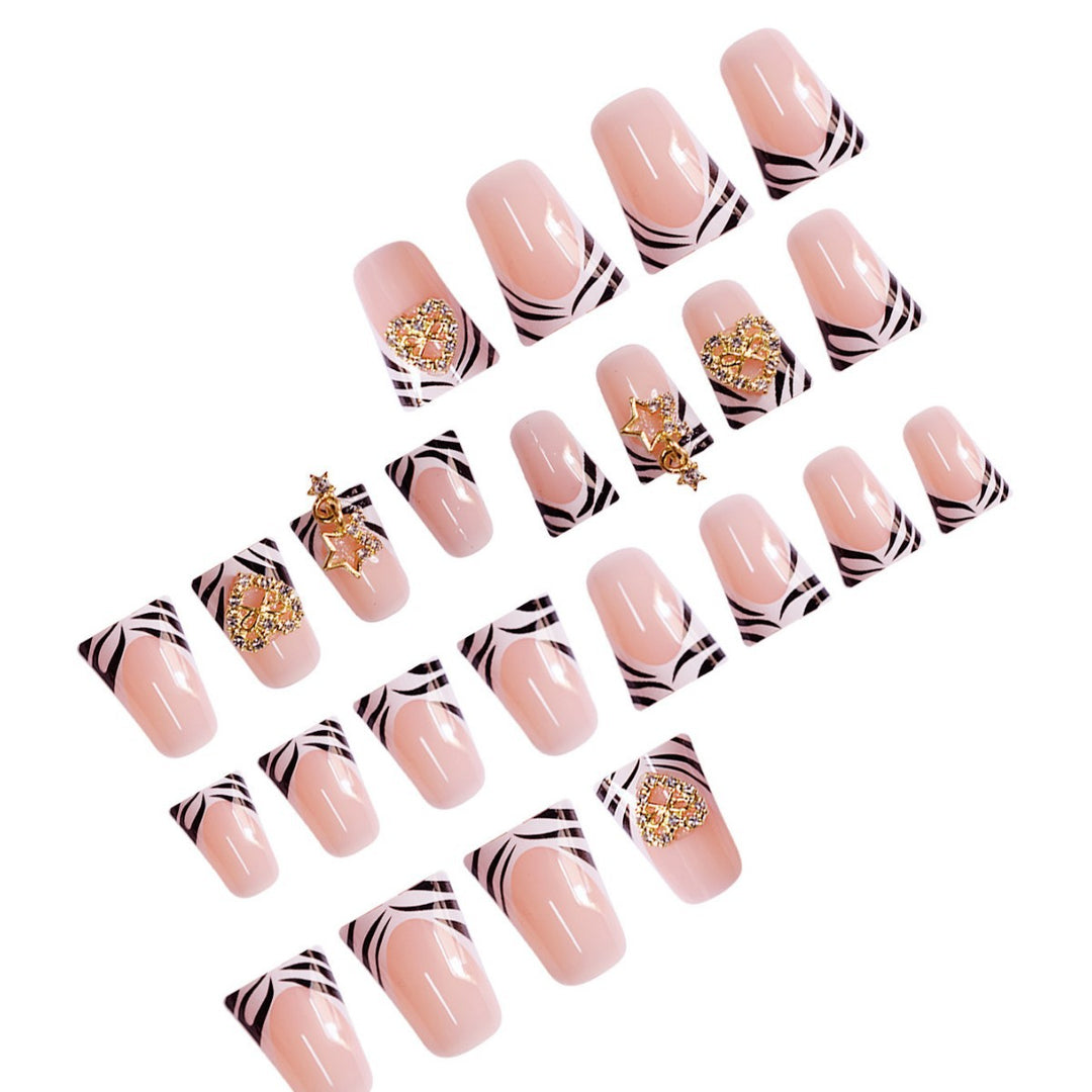 Glamorous Animal Print Press-On Nail Set Kalsten