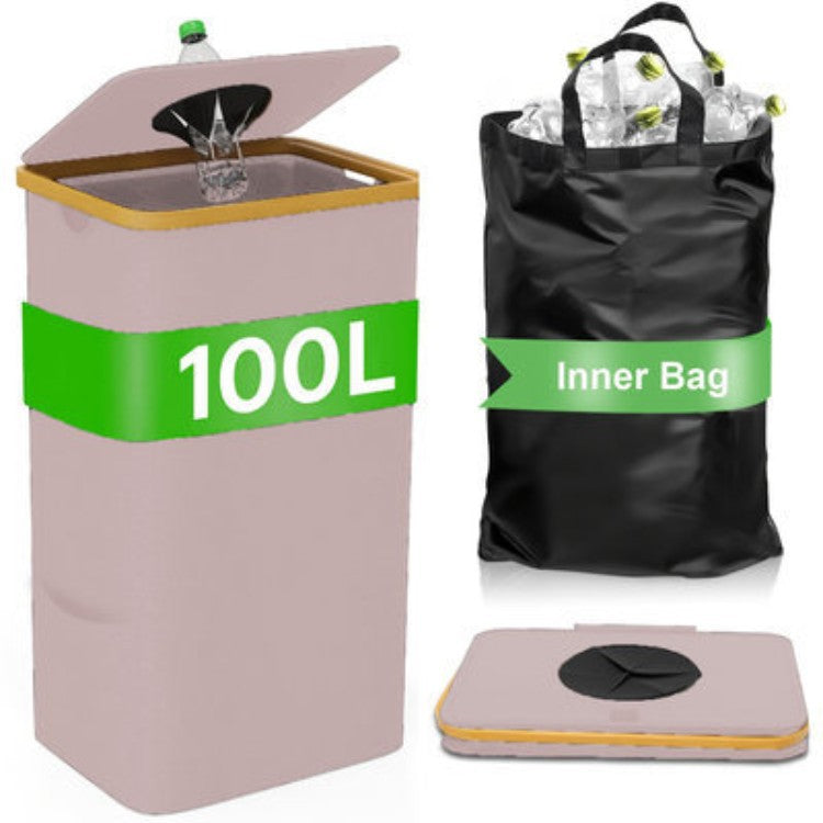 Multifunctional laundry storage box with bamboo lid Kalsten