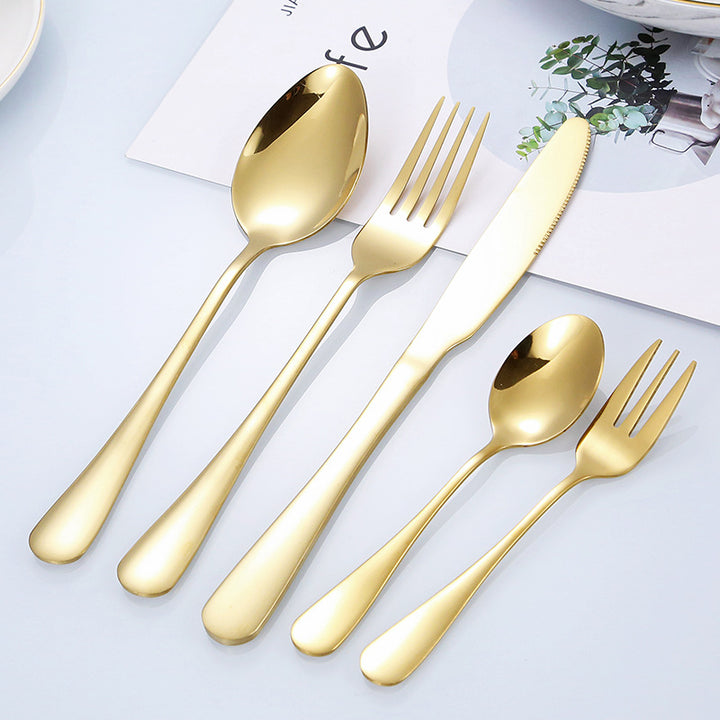Elegant stainless steel cutlery set with ergonomic handle Kalsten