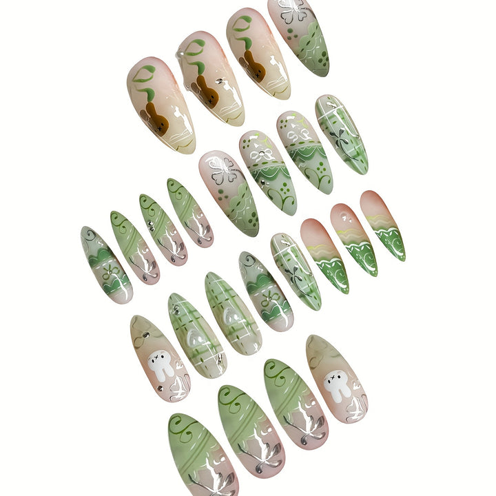 Glamorous Glittery Stiletto Nail Art Kalsten