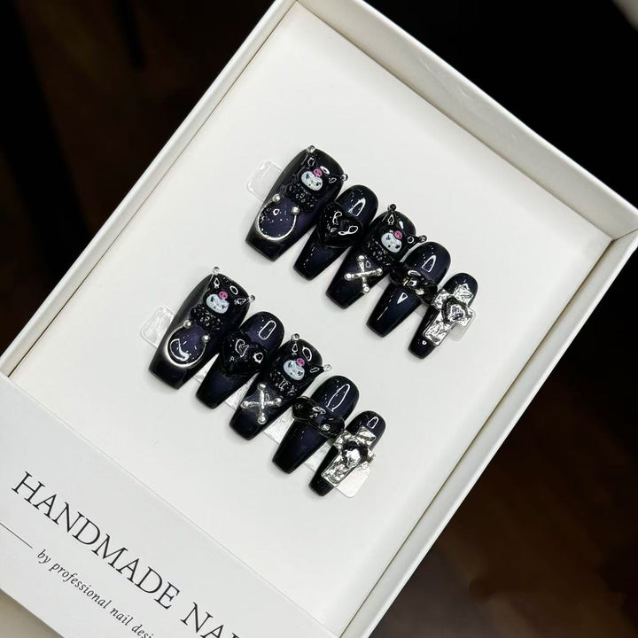 Creative Handmade Press-On Nail Art Set