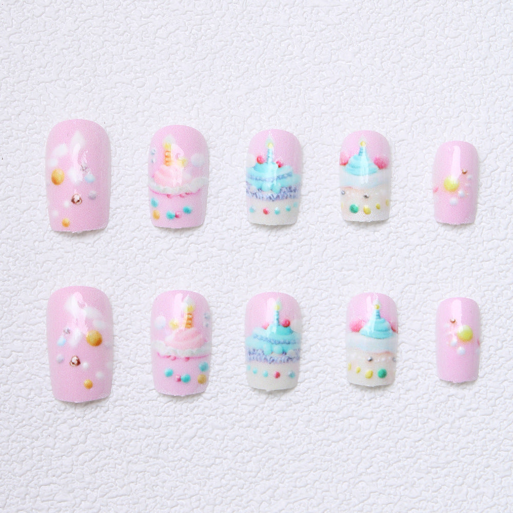 Celebration-Themed Press-On Nails Kalsten