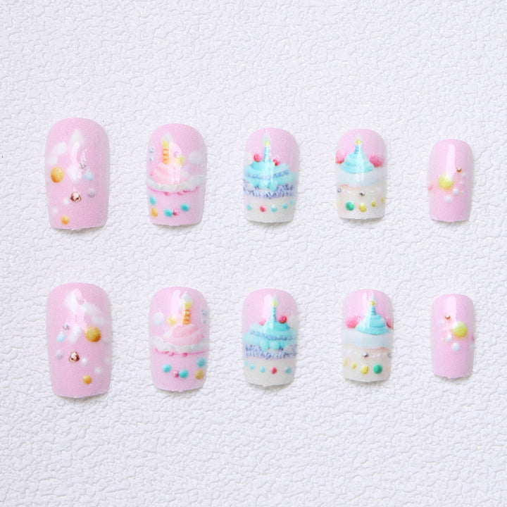 Celebration-Themed Press-On Nails Kalsten
