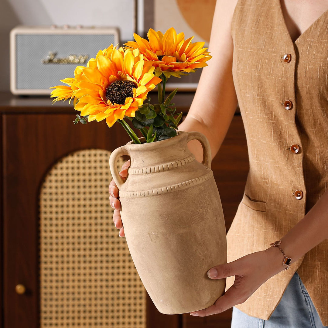 Vintage Terracotta Amphora Kalsten