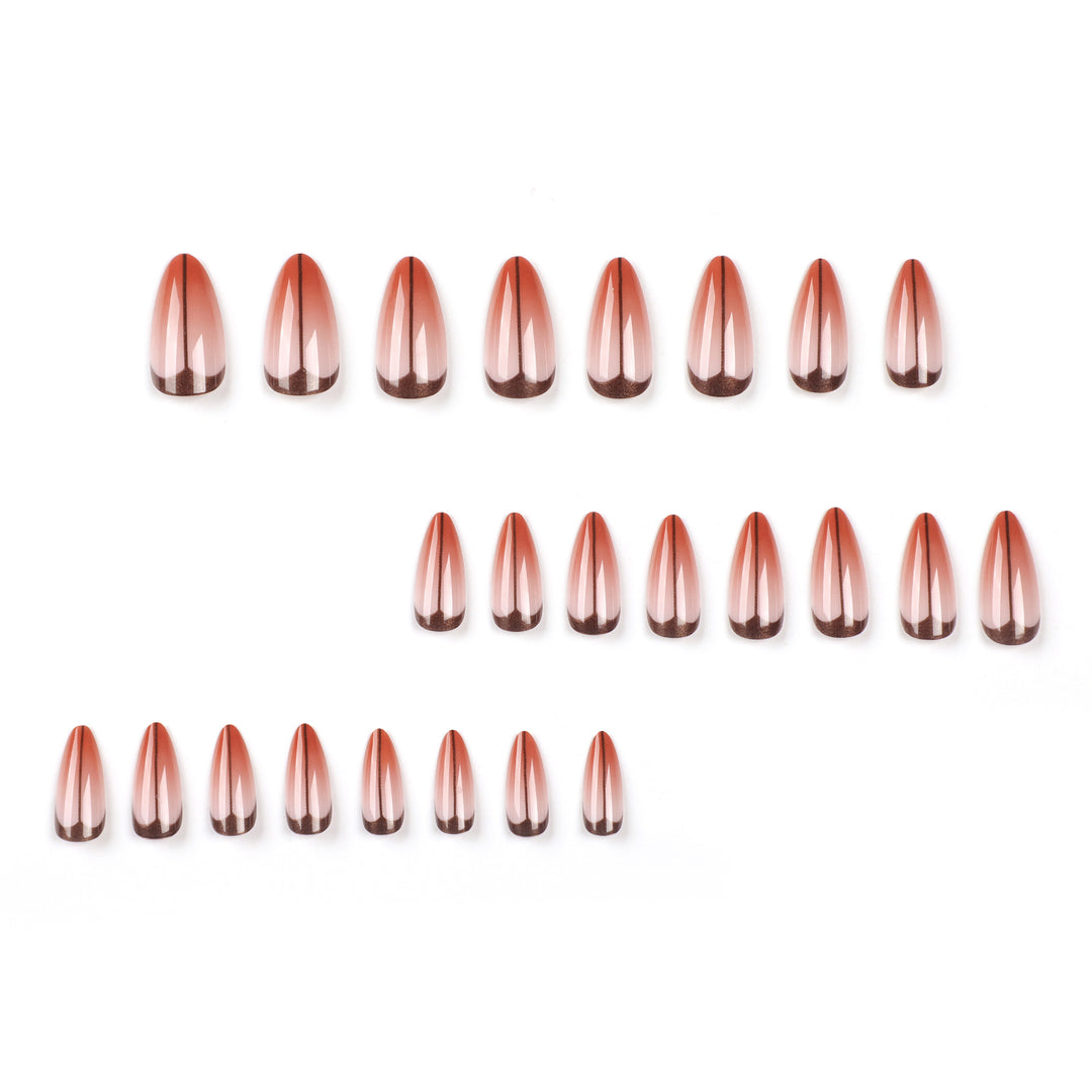 Artistic stiletto nails with trendy ombre effect Kalsten