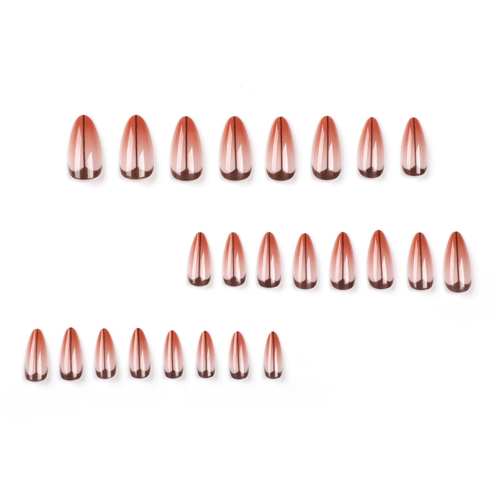Artistic stiletto nails with trendy ombre effect Kalsten