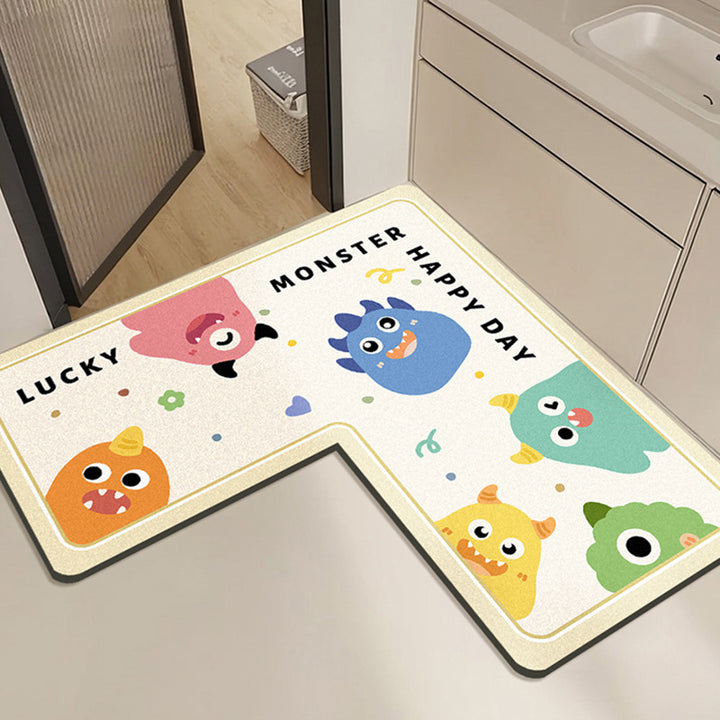 Cute Rabbit Print Bath Mat Kalsten