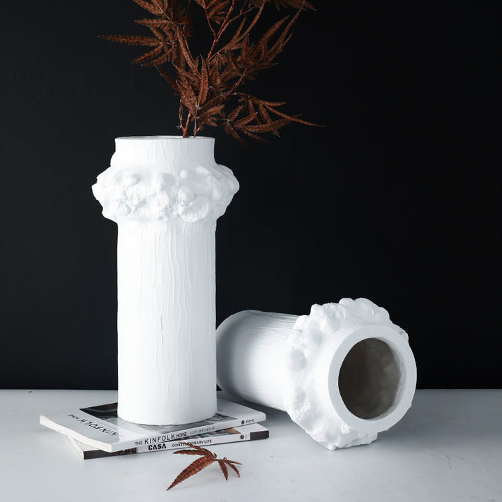 Artisanal Decorative Resin Vase