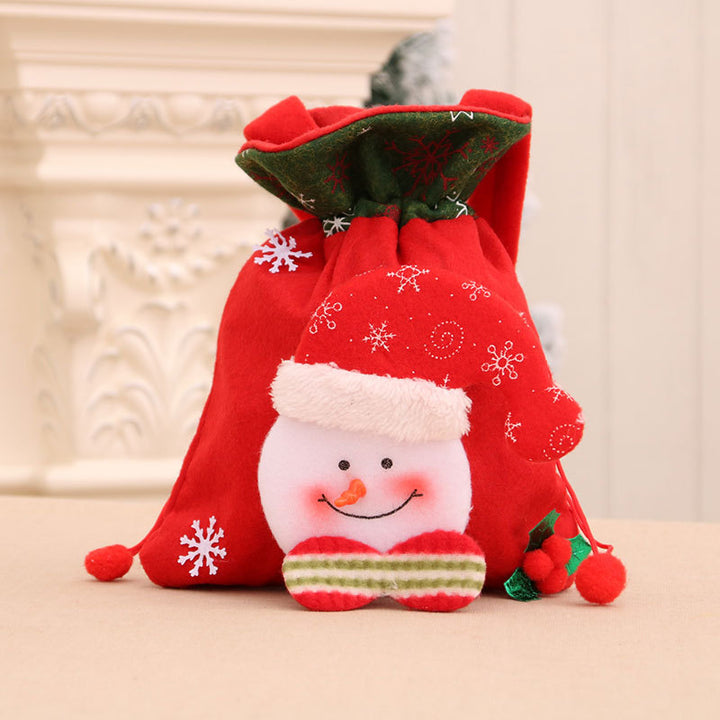 Festive Plush Snowman Gift Bag Kalsten