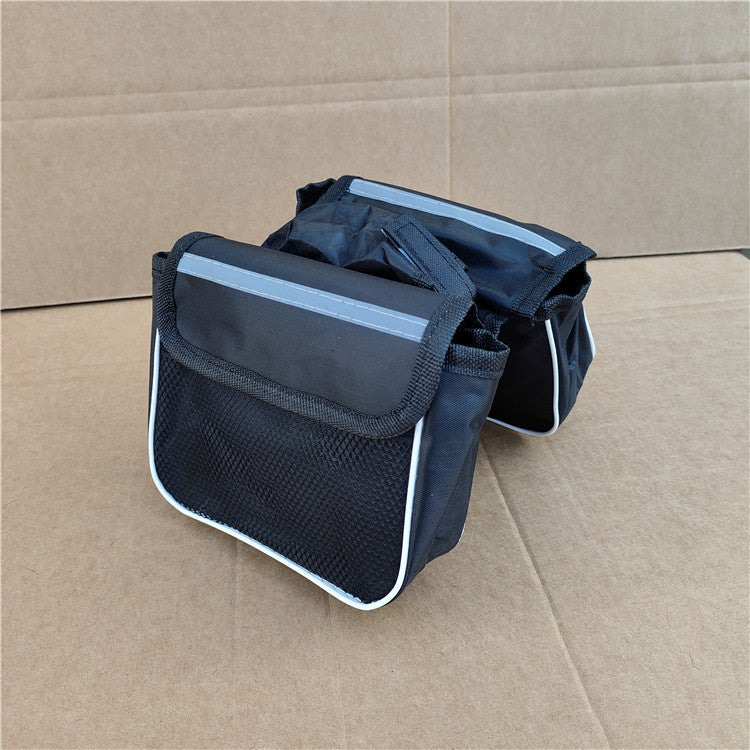 compact waterproof bicycle handlebar bag with reflective safety strip and quick release mount Kalsten