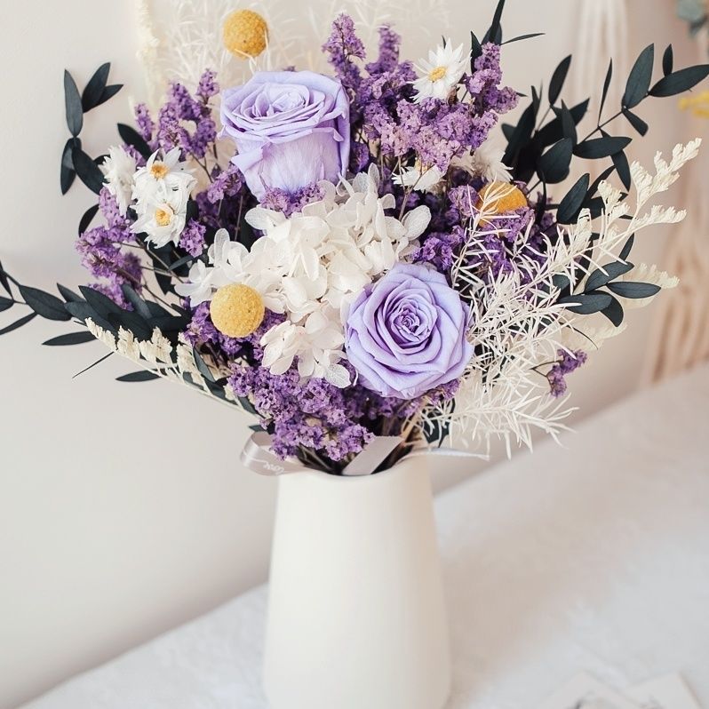 Dried Flower Bouquet Centerpiece