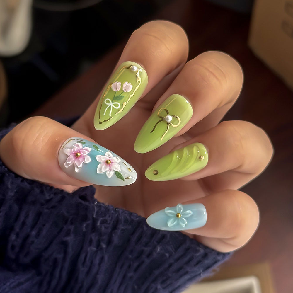 Artistic Floral Nail Design Kit Kalsten