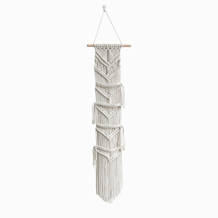 Macramé Wall Hanging with Intricate Pattern
