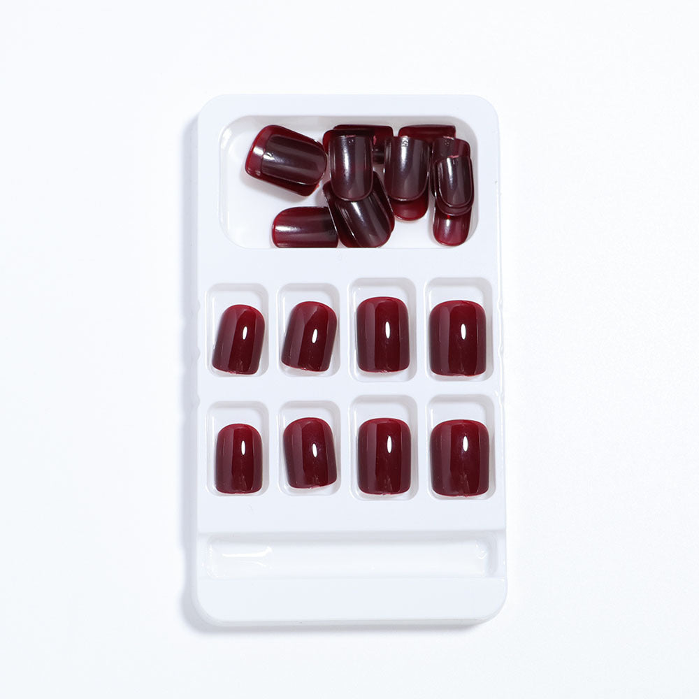 Glossy Press-On Nail Set with Elegant Shape Kalsten