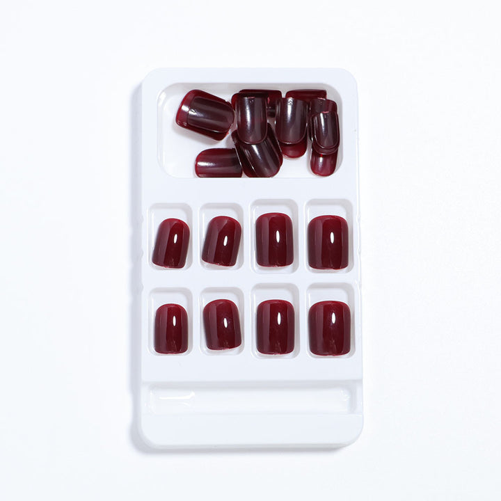 Glossy Press-On Nail Set with Elegant Shape Kalsten