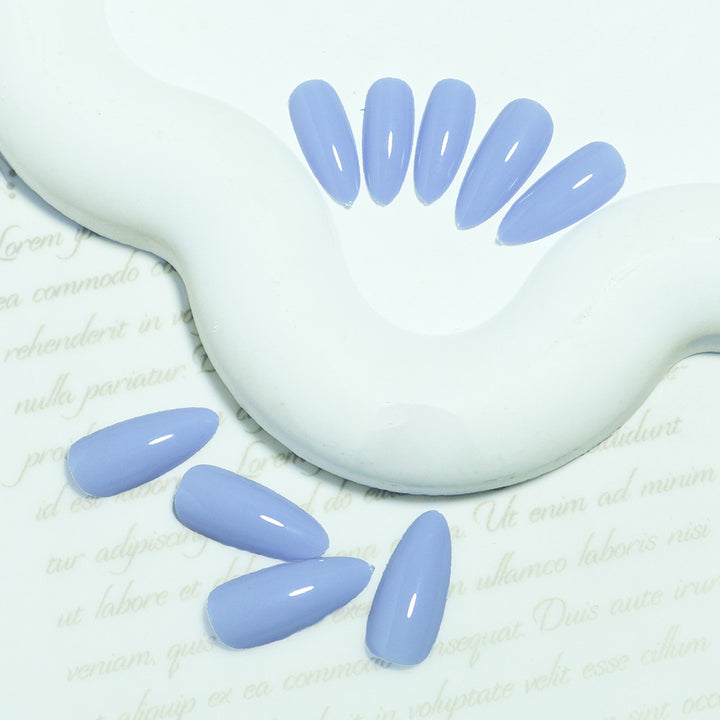 Premium Glossy Almond-Shaped Press-On Nail Set Kalsten
