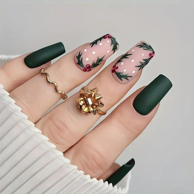 Artistic Winter-Themed Nail Art Kalsten