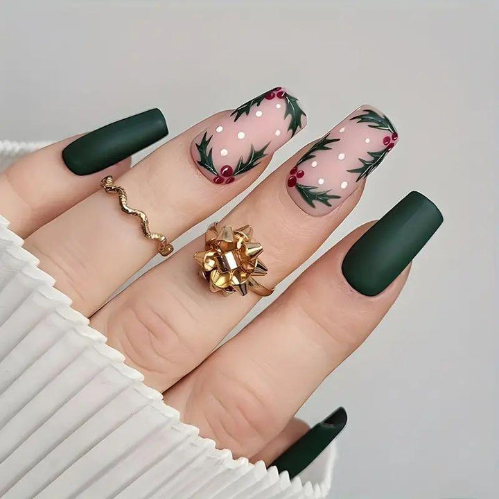 Artistic Winter-Themed Nail Art Kalsten