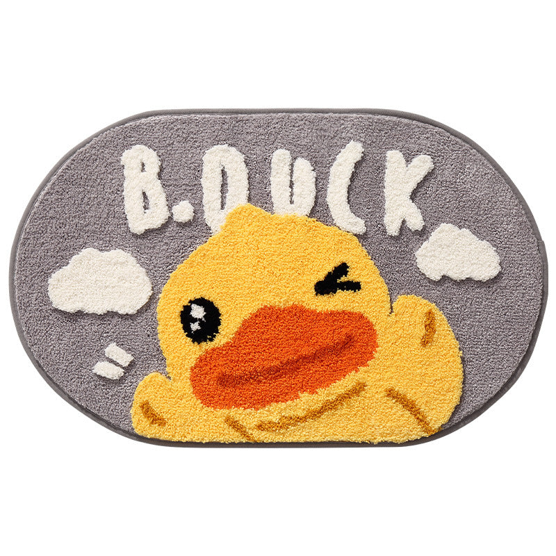 Cartoon Duck-Themed Bath Mat Kalsten