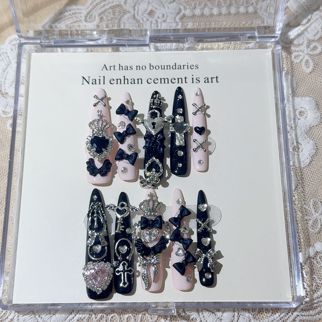 Rock-Inspired Decorative Nail Art Set