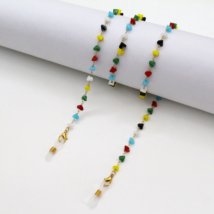 Artistic Gemstone Eyewear Chain Kalsten