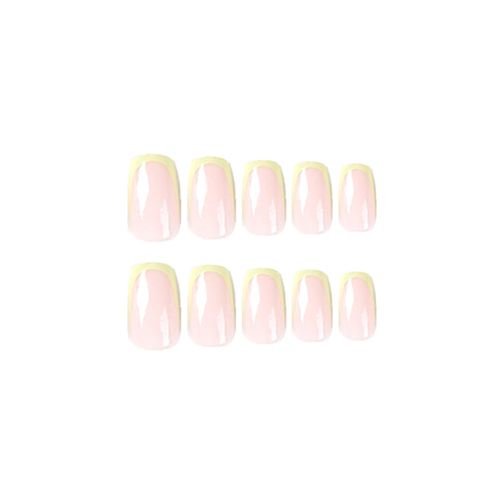 Artistic nail extensions with elegant French tip and modern accents Kalsten