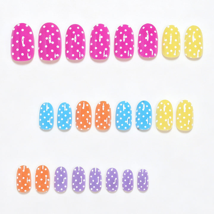 Playful Polka Dot Nail Wraps Kalsten