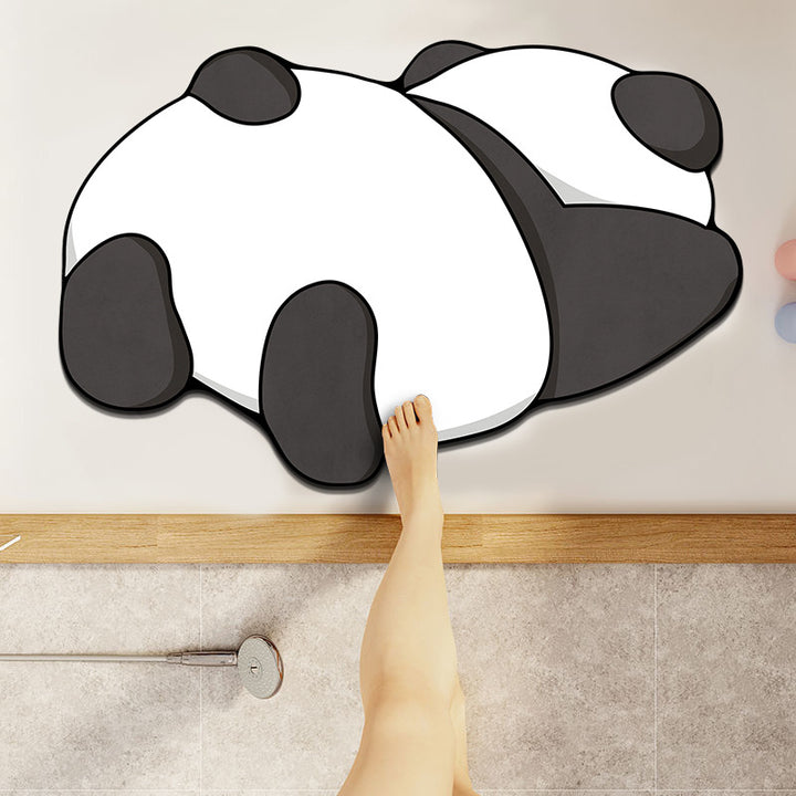 Cute Cartoon Animal-Themed Bath Mat