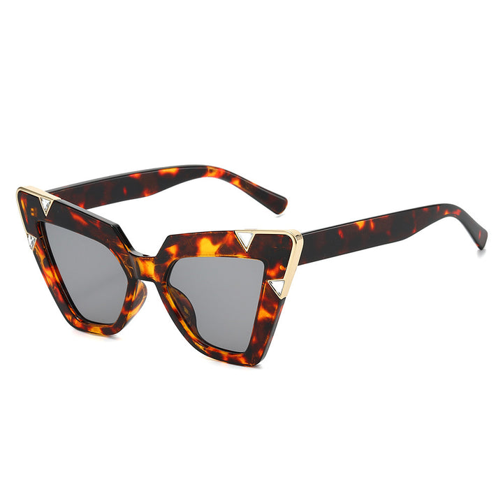 Statement Cat-Eye Sunglasses with Decorative Accents Kalsten