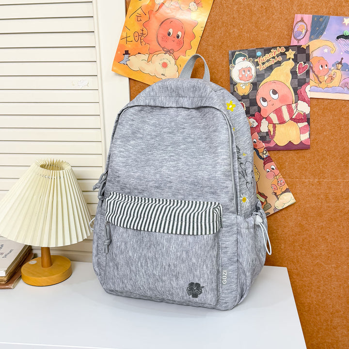 Playful Embroidered Backpack Kalsten