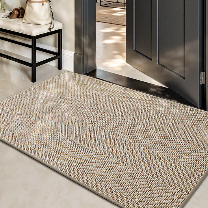 Textured Geometric Area Rug Kalsten