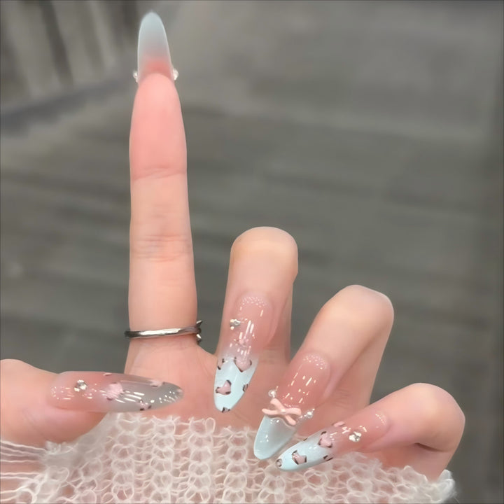 Artistic Decorative Press-On Nail Tips Kalsten